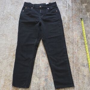 Reserved Black Cropped Ankle Jeans